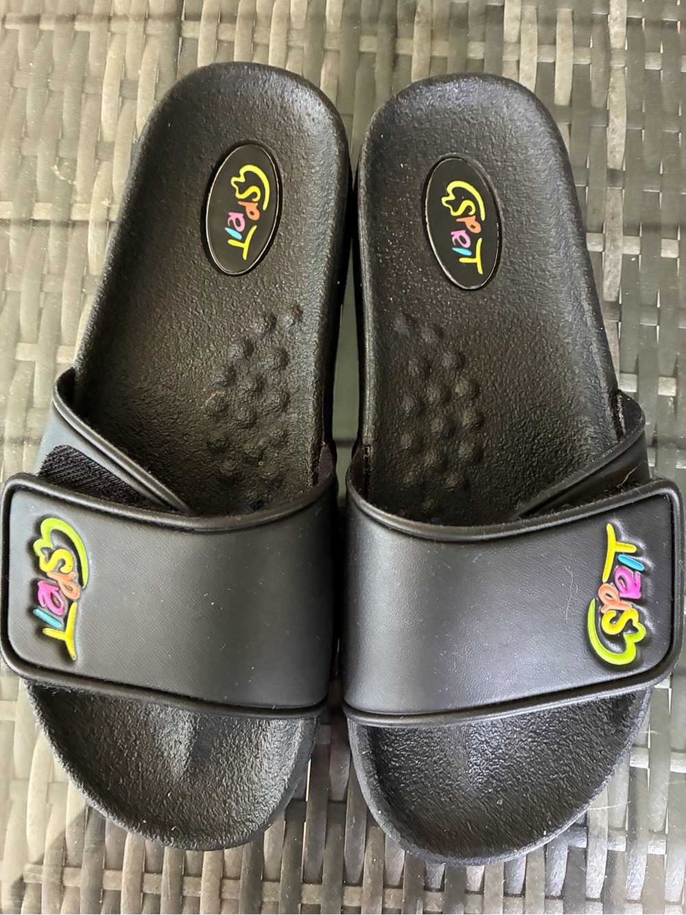 Esprit Sport slide sandals from the late 1990s.